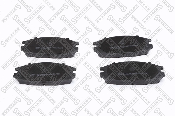 Kit de plaquettes de frein, frein à disque STELLOX 303 000B-SX