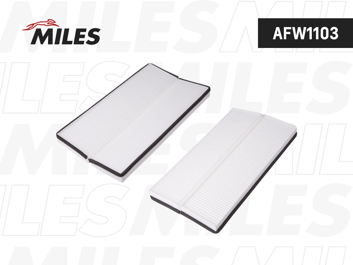 Filtre, air de l'habitacle MILES AFW1103