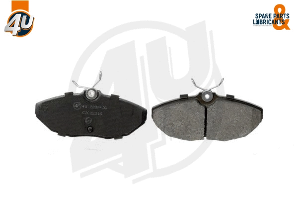 Kit de plaquettes de frein, frein à disque 4U Autoparts 22894JG