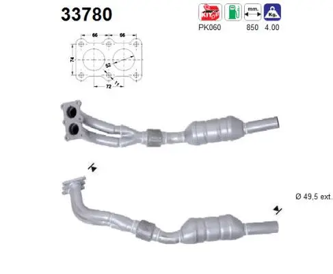 Catalyseur AS 33780