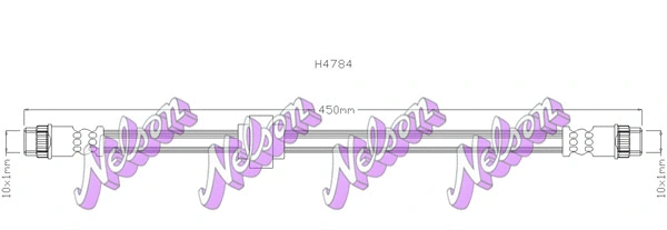 Flexible de frein KAWE H4784