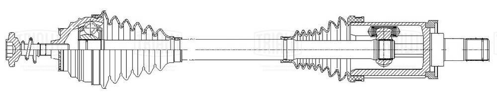 Arbre de transmission TRIALLI AR 2624