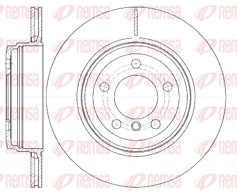 Disque de frein REMSA 61082.10