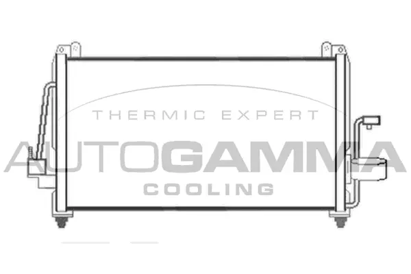 Condenseur, climatisation AUTOGAMMA 103809