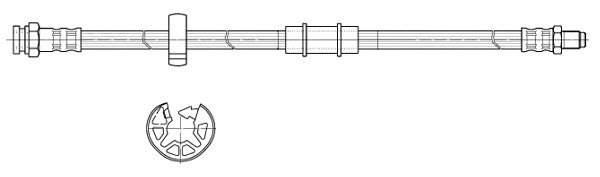 Flexible de frein CEF 516878