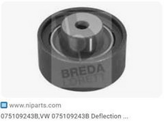 Poulie de tension, courroie crantée ZPY 075109243B