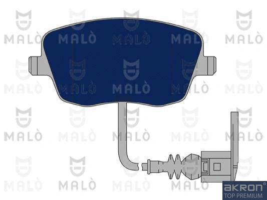 Kit de plaquettes de frein, frein à disque AKRON-MALÒ 1050784