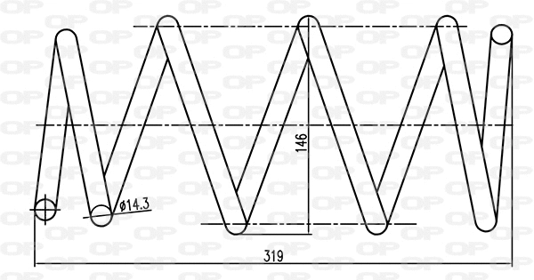 Ressort de suspension OPEN PARTS CSR9206.00