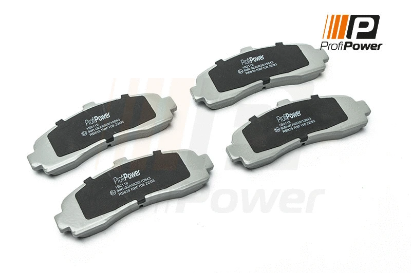 Kit de plaquettes de frein, frein à disque ProfiPower 1B2119