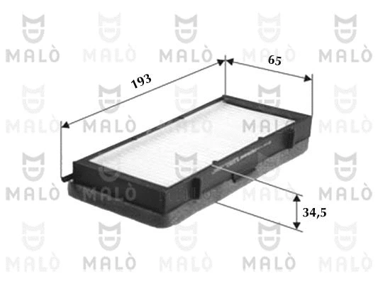 Filtre, air de l'habitacle AKRON-MALÒ 1532341