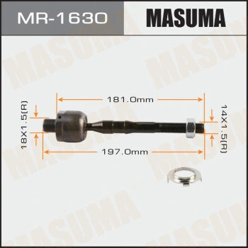 Rotule de direction intérieure, barre de connexion MASUMA MR-1630