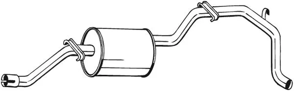 Silencieux arrière BOSAL 285-413