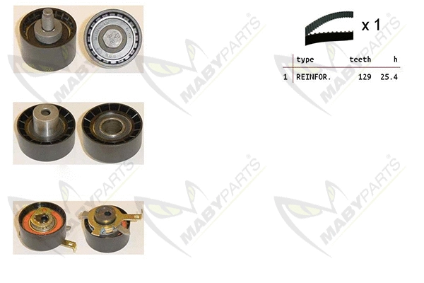Kit de courroie crantée MABYPARTS OBK010420