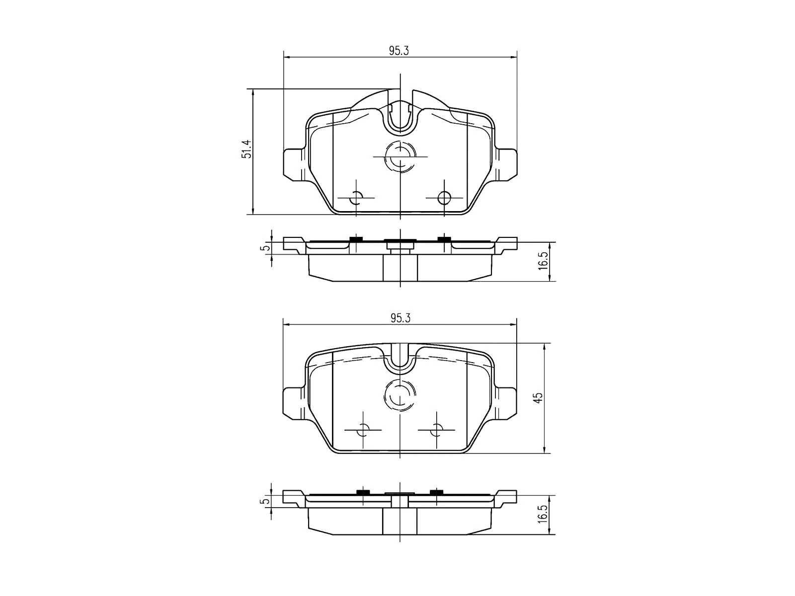 Kit de plaquettes de frein, frein à disque A.Z. Meisterteile AZMT-44-022-1222