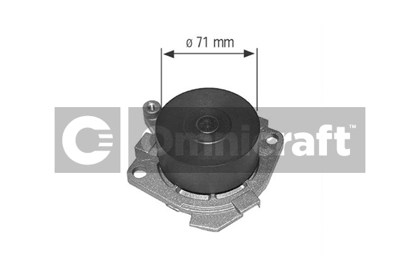Pompe à eau, refroidissement du moteur Omnicraft 2317071