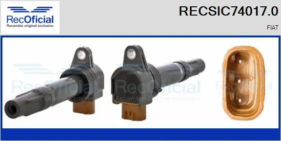 Bobine d'allumage RECOFICIAL RECSIC74017.0