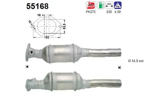 Catalyseur AS 55168