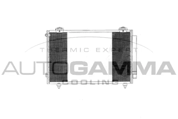 Condenseur, climatisation AUTOGAMMA 103318
