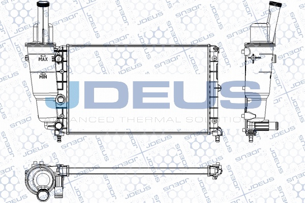 Radiateur, refroidissement du moteur JDEUS RA0110340