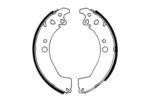 Jeu de mâchoires de frein E.T.F. 09-0186