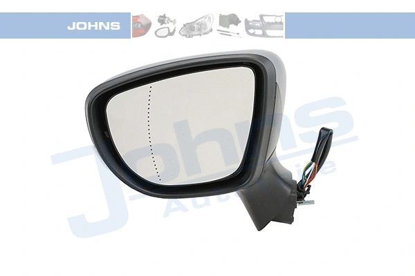 Rétroviseur extérieur JOHNS 60 10 37-21