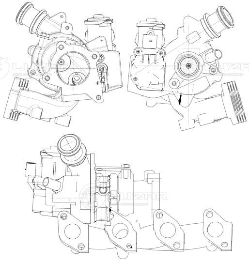 Compresseur, suralimentation LUZAR LAT 1800