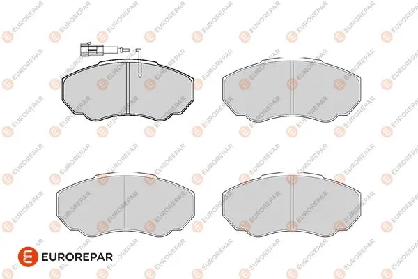 Kit de plaquettes de frein, frein à disque EUROREPAR 1686277480