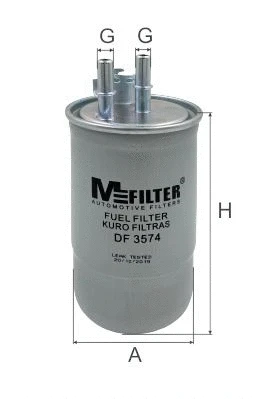 Filtre à carburant MFILTER DF 3574