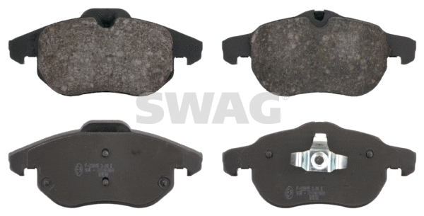 Kit de plaquettes de frein, frein à disque SWAG 40 91 6492