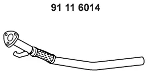 Tuyau d'échappement EBERSPÄCHER 91 11 6014