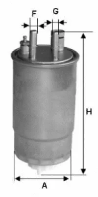 Filtre à carburant UNIFLUX FILTERS XN500
