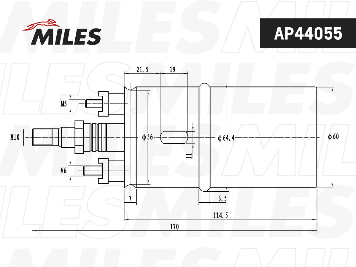Pompe à carburant MILES AP44055