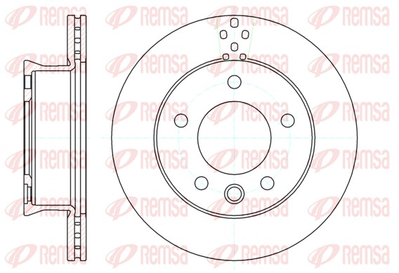 Disque de frein REMSA 61275.10