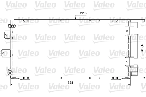 Condenseur, climatisation VALEO 814037