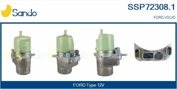 Pompe hydraulique, direction SANDO SSP72308.1