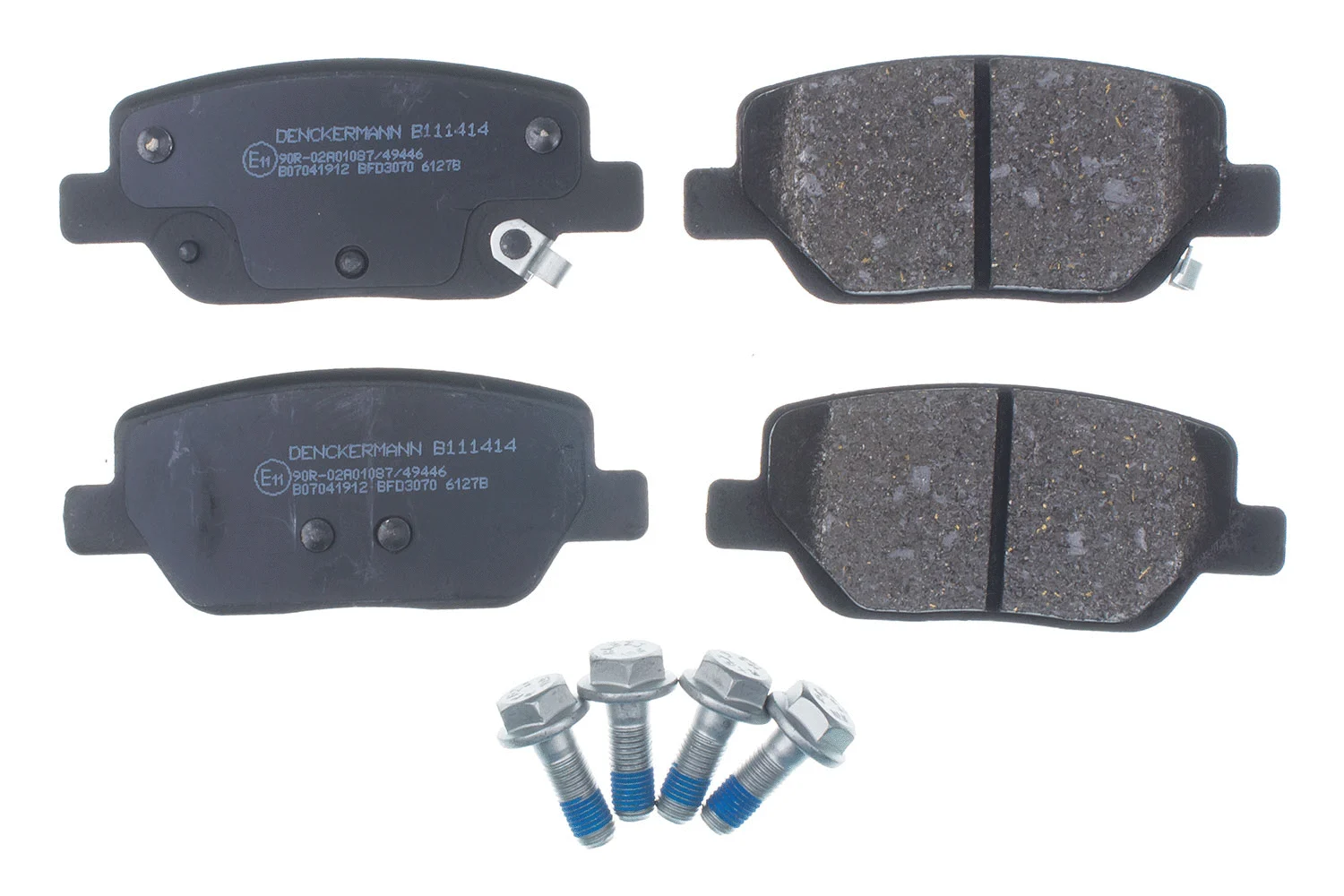 Kit de plaquettes de frein, frein à disque DENCKERMANN B111414