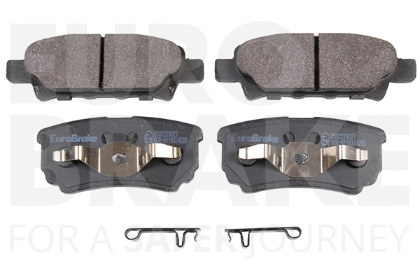 Kit de plaquettes de frein, frein à disque EUROBRAKE 5502223027
