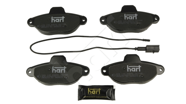 Kit de plaquettes de frein, frein à disque HART 249 149