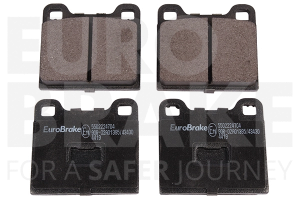 Kit de plaquettes de frein, frein à disque EUROBRAKE 5502224704