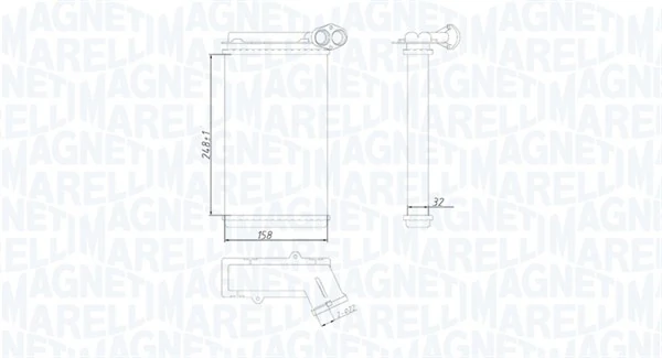 Système de chauffage MAGNETI MARELLI 350218422000