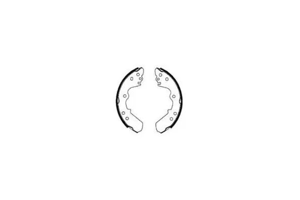 Jeu de mâchoires de frein E.T.F. 09-0372