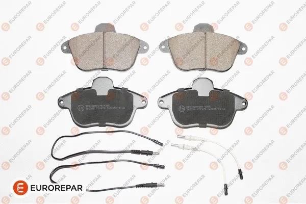 Kit de plaquettes de frein, frein à disque EUROREPAR 1617279780