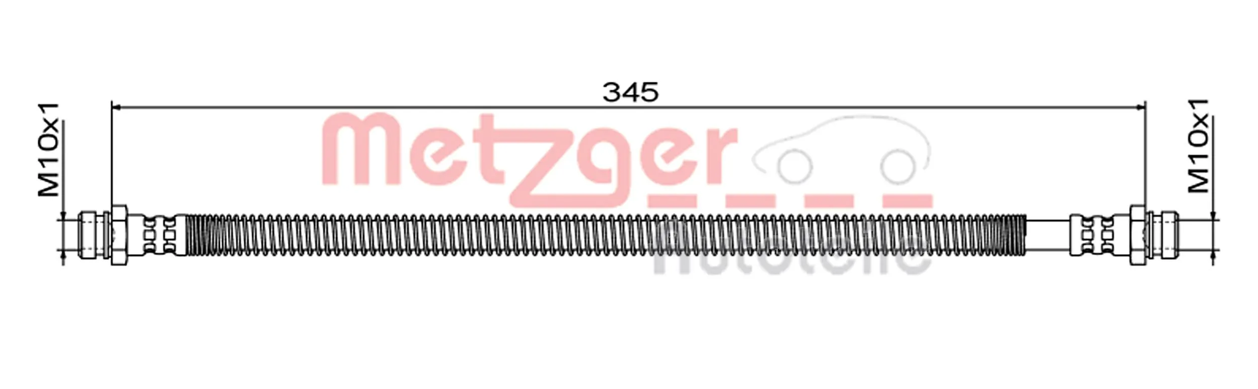 Flexible de frein METZGER 4111881