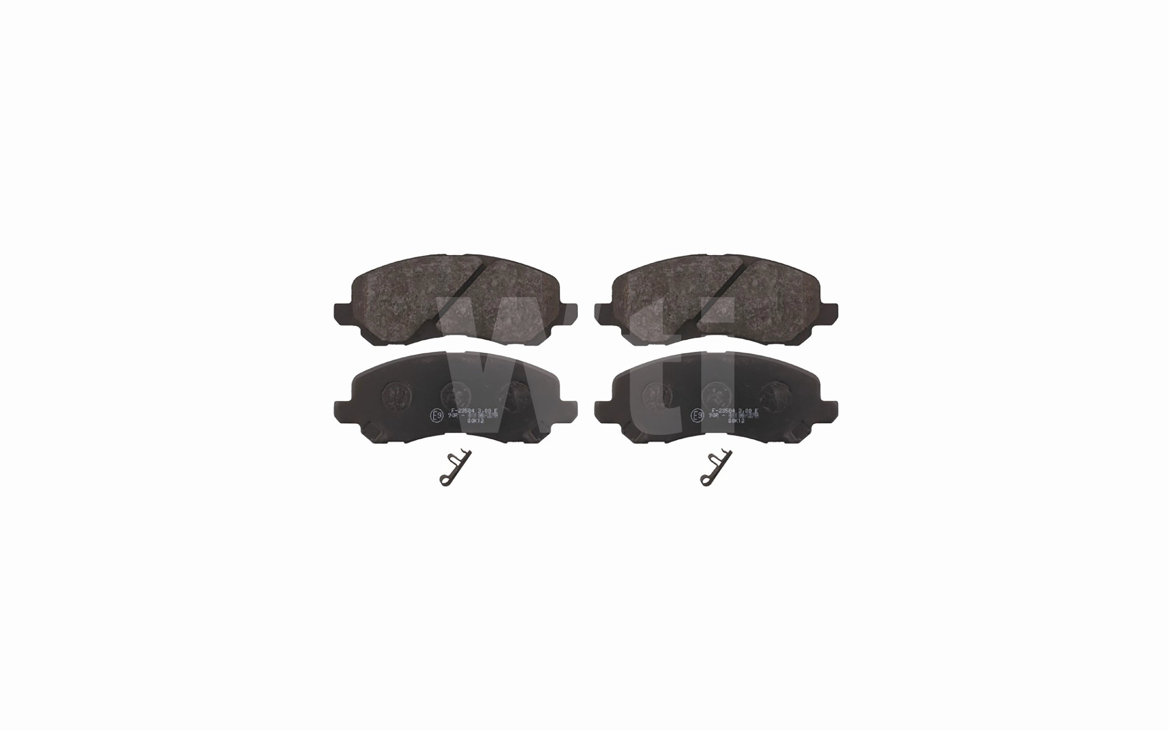 Kit de plaquettes de frein, frein à disque Wti Automotive K711089