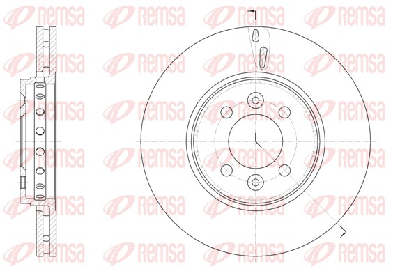 Disque de frein REMSA 61499.10