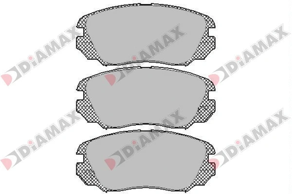 Kit de plaquettes de frein, frein à disque DIAMAX N09438