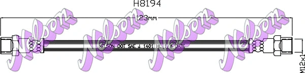 Flexible de frein KAWE H8194