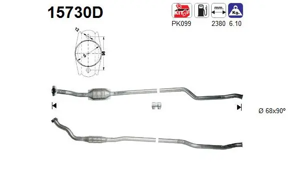Catalyseur AS 15730D