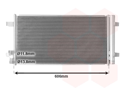 Condenseur, climatisation VAN WEZEL 58015707