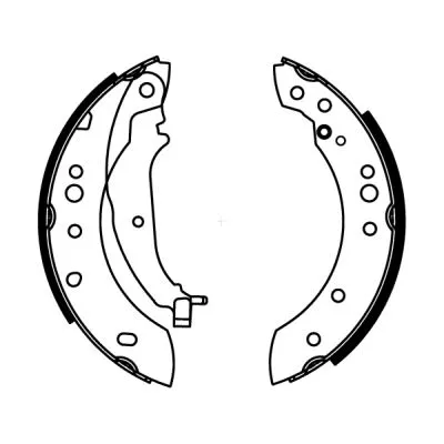 Jeu de mâchoires de frein ABE C05063ABE